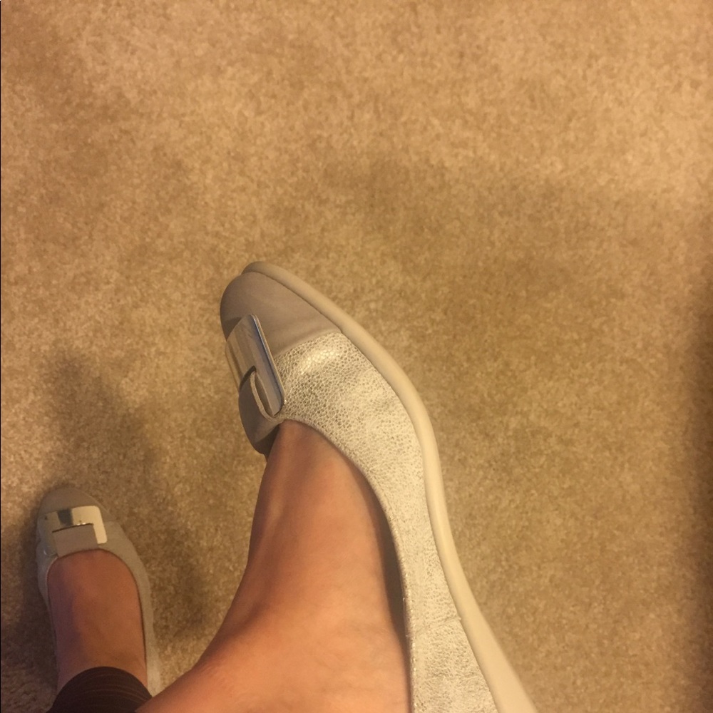 leather espadrilles, worn a couple of times